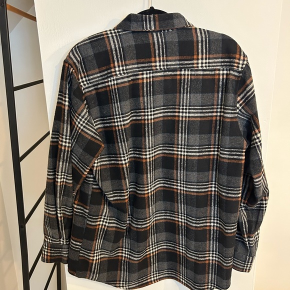 NWOT Plaid Over Shirt - Picture 4 of 4